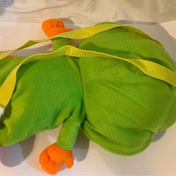 Rainforest Cafe Restaurant Cha Cha Tree Frog 15in. Plush Kids Size Backpack - Picture 3 of 8